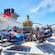Guests riding Groot Galaxy Spin on the Disney Adventure cruise ship